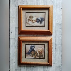 J. Gibson Framed Art Prints 3 Labradors A Time To Play And A Time To Rest
